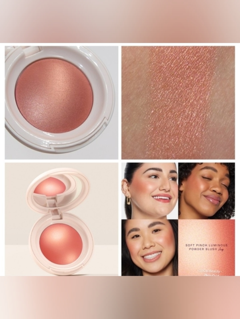 Rare Beauty Soft Pinch Luminous Powder Blush In The Shade Joy BNIB - Picture 3 of 3